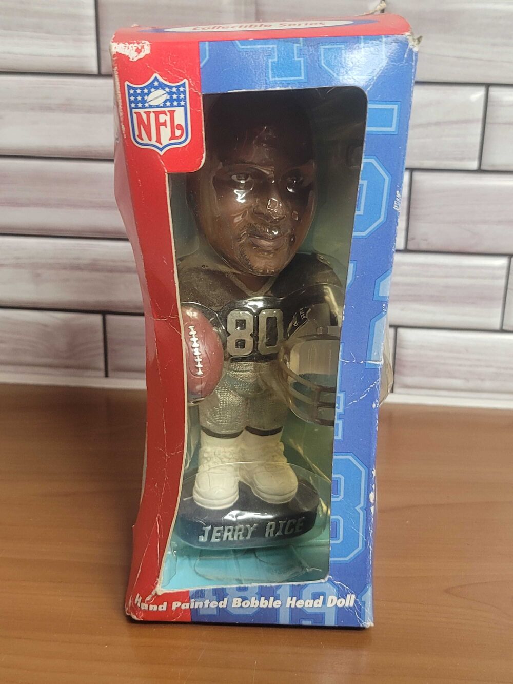 Genuine Hand Painted Bobble Head JERRY RICE #A57